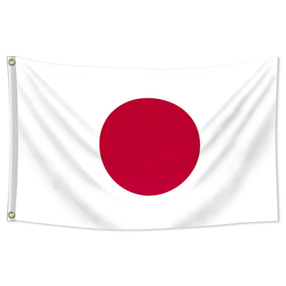 Durable Japanese Flag for Outdoor Yard and Garden Decor, Polyester