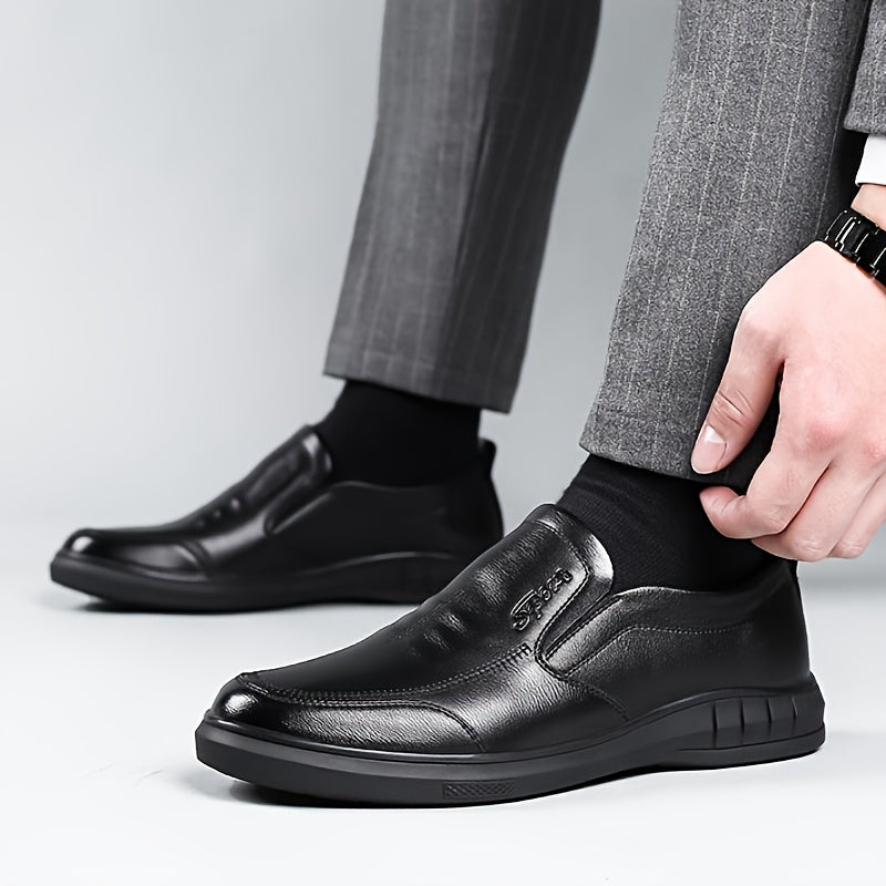 Men's Casual Business Slip-On Shoes, Lightweight & Comfortable