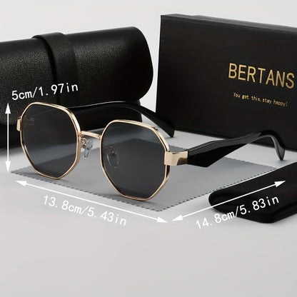 BERTANS Unisex Casual UV400 Full Rim Sunglasses Set