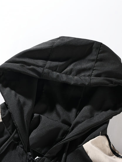 Men's Lightweight Hooded Jacket Casual Four Seasons Polyester