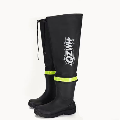 Men's High-Top EVA Rain Boots Slip-Resistant Casual Outdoor Shoes