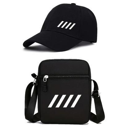 Unisex Adjustable Polyester Baseball Cap with Letter Print