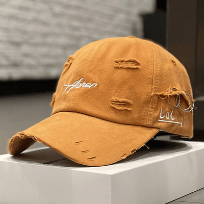Vintage Distressed Soft Top Baseball Cap for Women - Lightweight Sprin