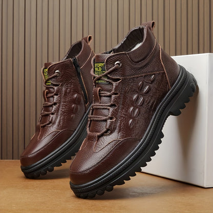 Genuine Leather High-End Plush Comfortable Warm Snow Boots