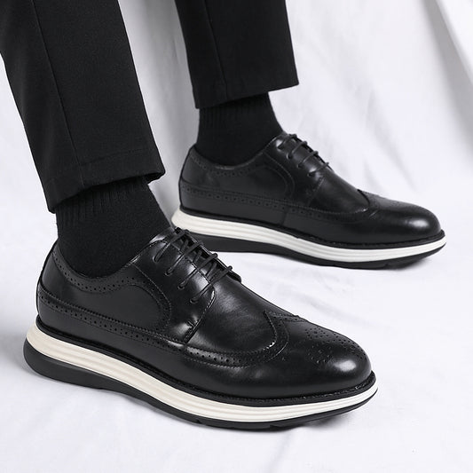 Brooke Lightweight Layered Platform Oxford Lace-Up Shoes - ayq