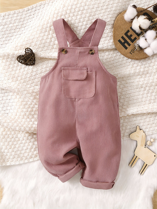 Cute Baby Unisex Suspender Pants for Spring and Fall