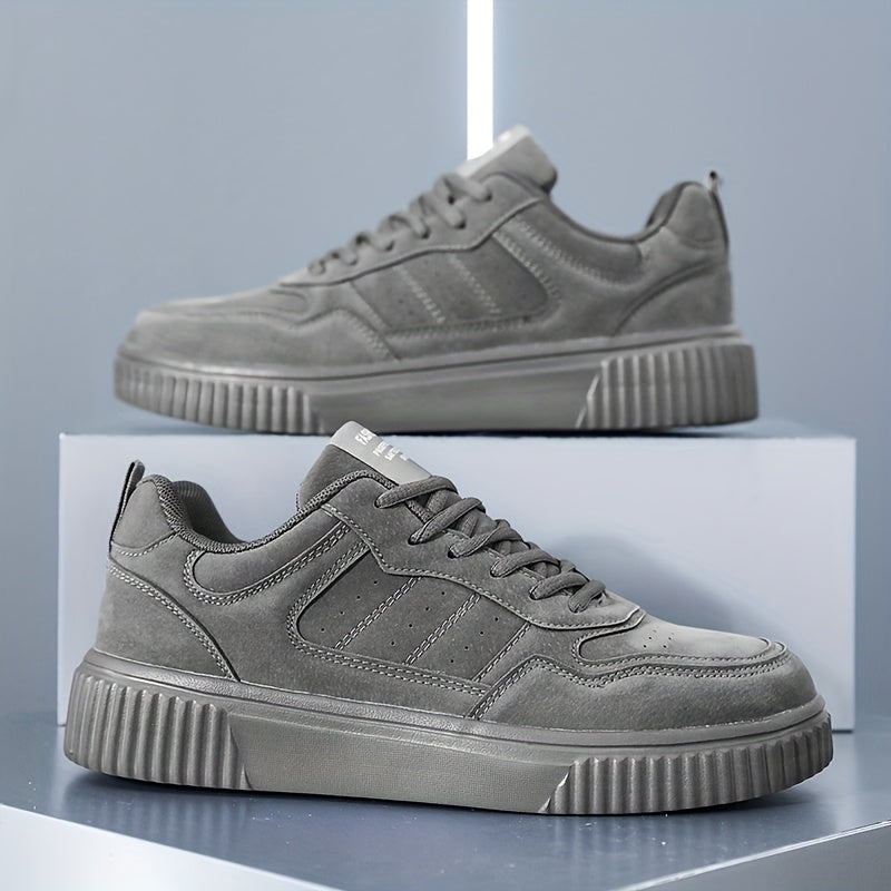 Men's Wide Size Heavy-Duty Sneakers - Upper & MD Sole, Low-Top Lace-Up Round Toe - -Terrain Casual/Outdoor/ Shoes - - for, Daily Wear (Wide Width Available) - Breathable Fabric - ayq