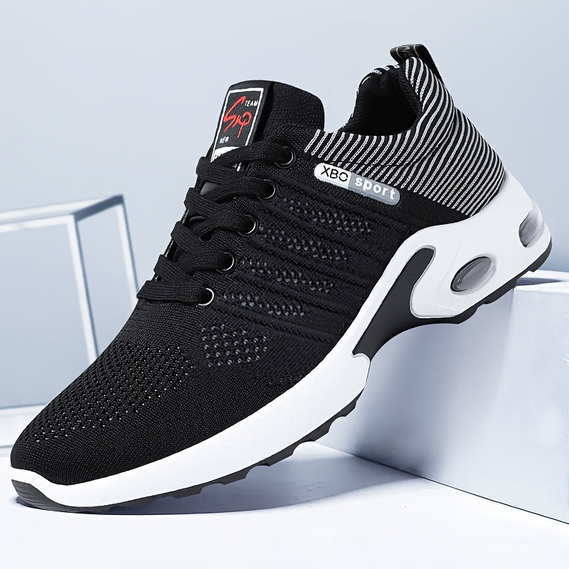 Men's Breathable Low-Top Sports Shoes with Shock Absorption