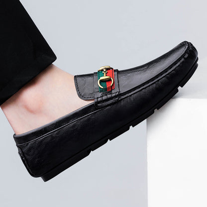 Men's Slip-On Casual Business Shoes, All-Season Comfort