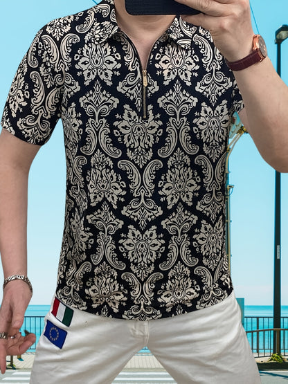 Men's Short Sleeve Shirt, Short Sleeve T-Shirt, Men's Summer Top, Men's Clothing - ayq