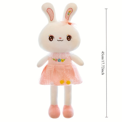 A 45 Cm (17.7 Inches) Plush Toy of a Cute Little White Rabbit