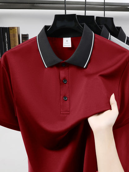 Quick-Dry Men's Short-Sleeve - Trendy Calvin Print - ayq