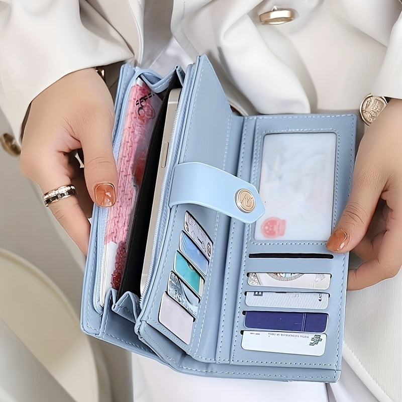 Women's Wallet 2024 New Niche Design High-End Large Capacity Long Card Holder Dual Function