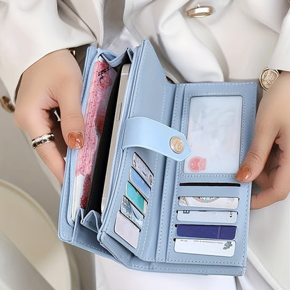 Women's Wallet 2024 New Niche Design High-End Large Capacity Long Card Holder Dual Function