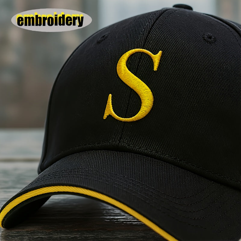 Unisex Adjustable Breathable Baseball Cap with Embroidery