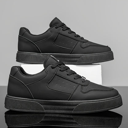 1 Pair of Men's Outdoor Sports Shoes, Lace-up Fitness Skateboarding Shoes, Athletic Casual Shoes, Walking Shoes, Easy to Wear for Large Sizes, Comfortable Soft Sole - ayq