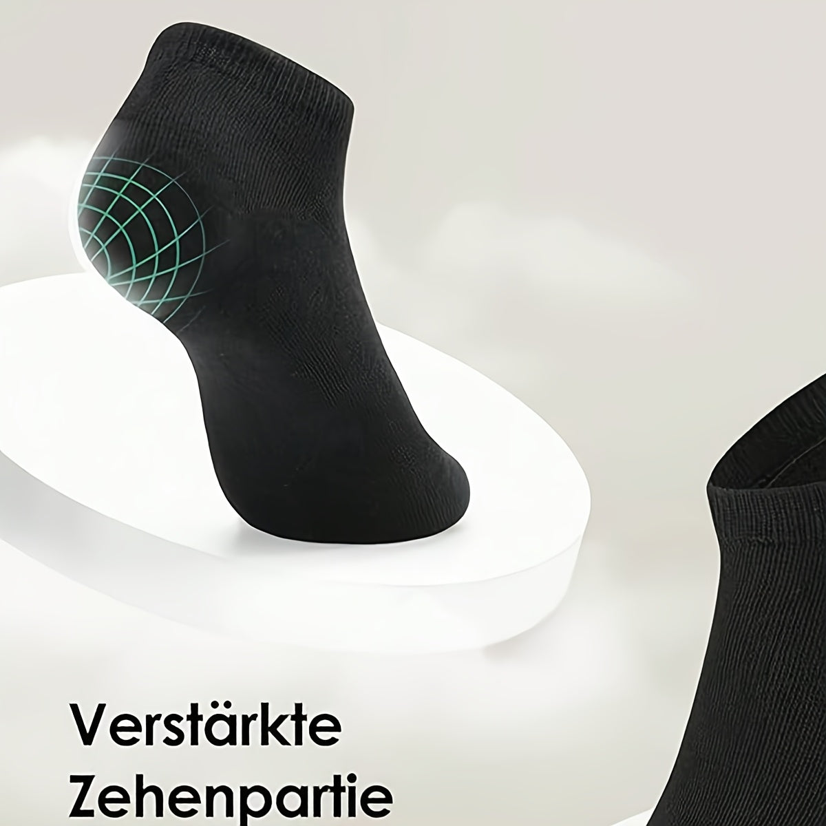 Unisex Breathable Seamless Socks 10-Pack - Lightweight All-Season