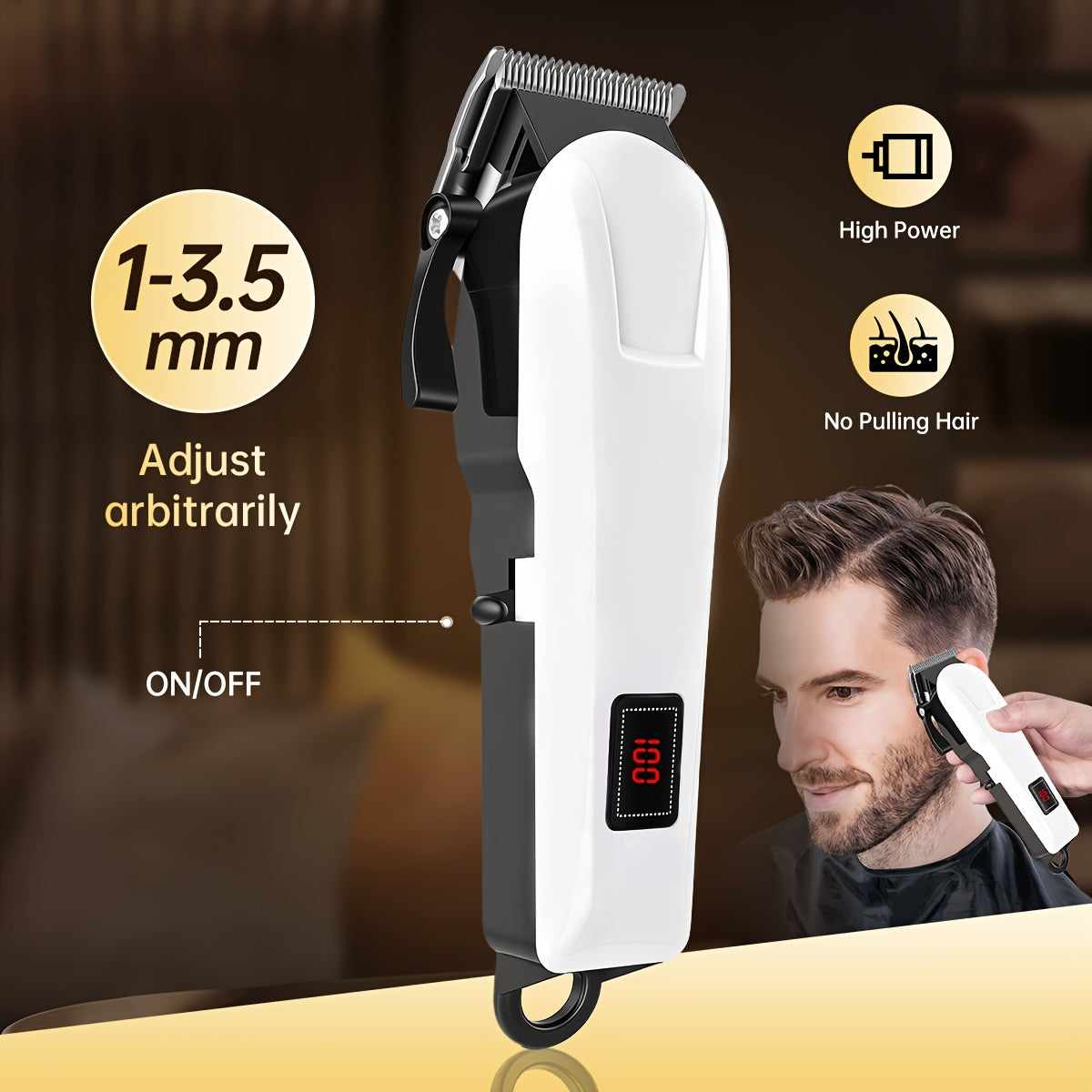 2pcs/3pcs Men's Electric Hair Clipper Set & Beard Trimmer Set. Home-use electric hair clipper + sculpting trimmer + reciprocating shaver. Haircutting, shaving, sculpting, and sideburn trimming. Christmas gift. for home, car, - ayq
