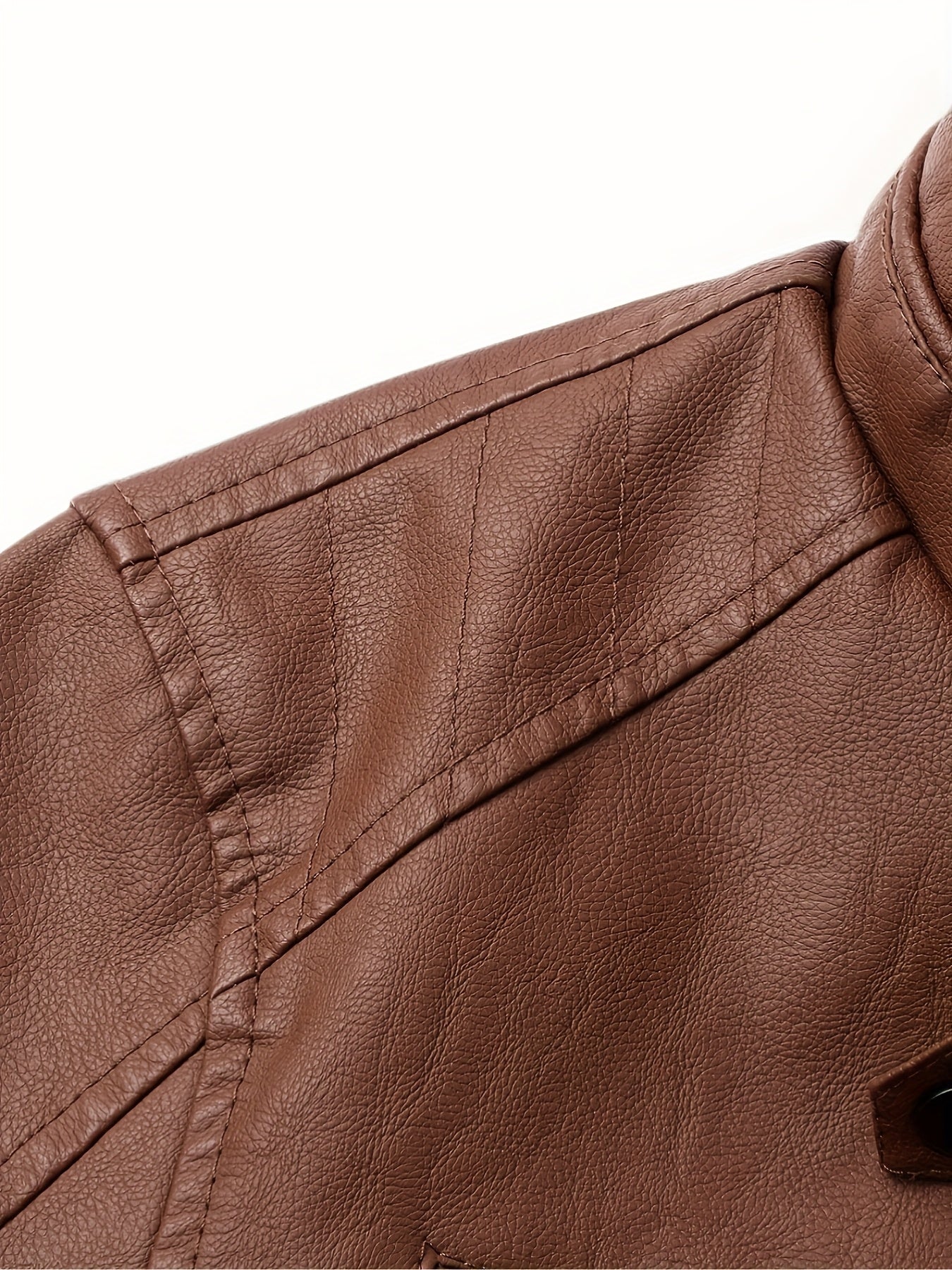 Men's Stylish Burgundy Jacket - Fall/Winter Trendy Stand Collar Biker Jacket with Multiple Zippered Pockets, Casual Design for Casual Attire, Fall Jacket | Modern Casual Jacket | Glossy Finish Jacket