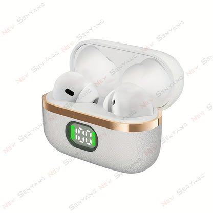 2025 New Style True Wireless in-ear sports music headset mini Earbuds TWS HIFI bass Stereo HD calling Stereo Earphones for Android for iPhone Cellphone gaming Earpieces smart couples headphones, New Senyang