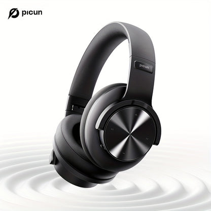 Picun Wireless Headphones, 120 Hours Headphones Wireless, Hands-Free Calls, 3EQ &Game Mode, Foldable Headphones Over Ear for Travel Home Office Cellphone PC