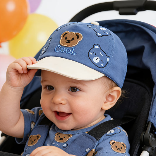 Toddler Sun Hat with Soft Brim, Lightweight Outdoor Cap 3-24 Months