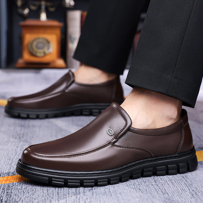 Men's Winter Casual Ankle Boots Slip-On Non-Slip Rubber Sole