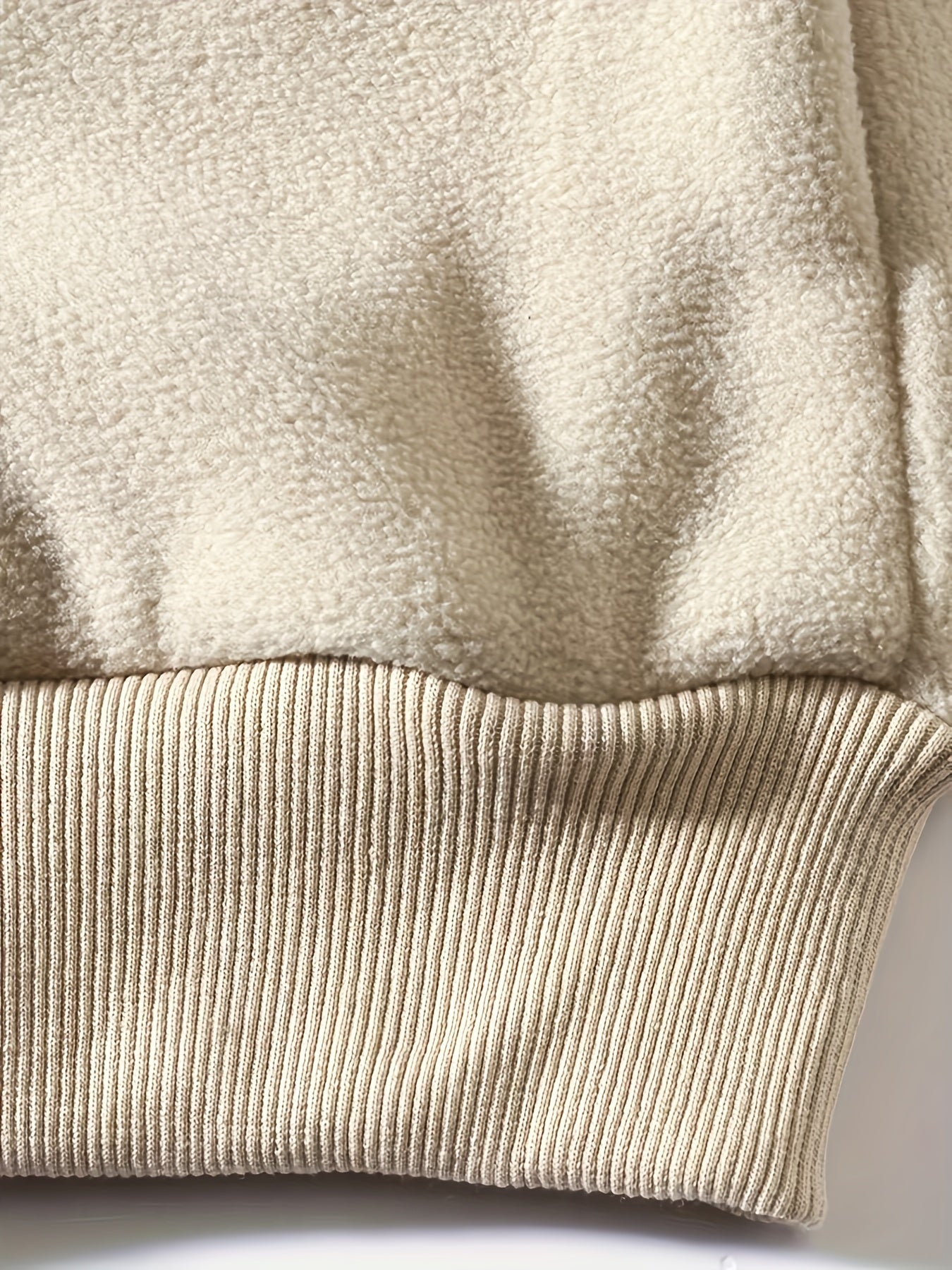 1pc Men'S Casual Sports Fleece Jacket - Solid Color Polyester Knit with Slight Stretch, Stand Collar, Long Sleeve, Regular Fit, Zipper Closure, Daily & Casual Wear