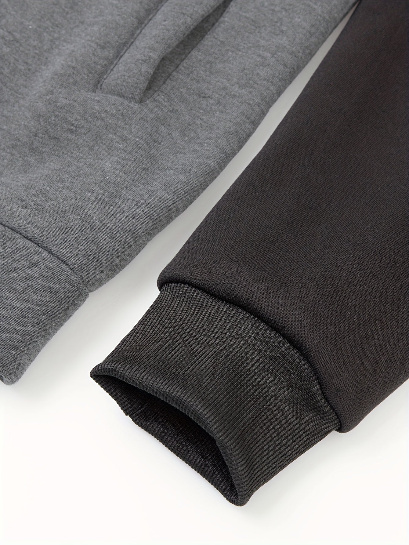 Men's Colorblock Hooded Jacket For Sports Outdoor, Stylish Leisure Outwear