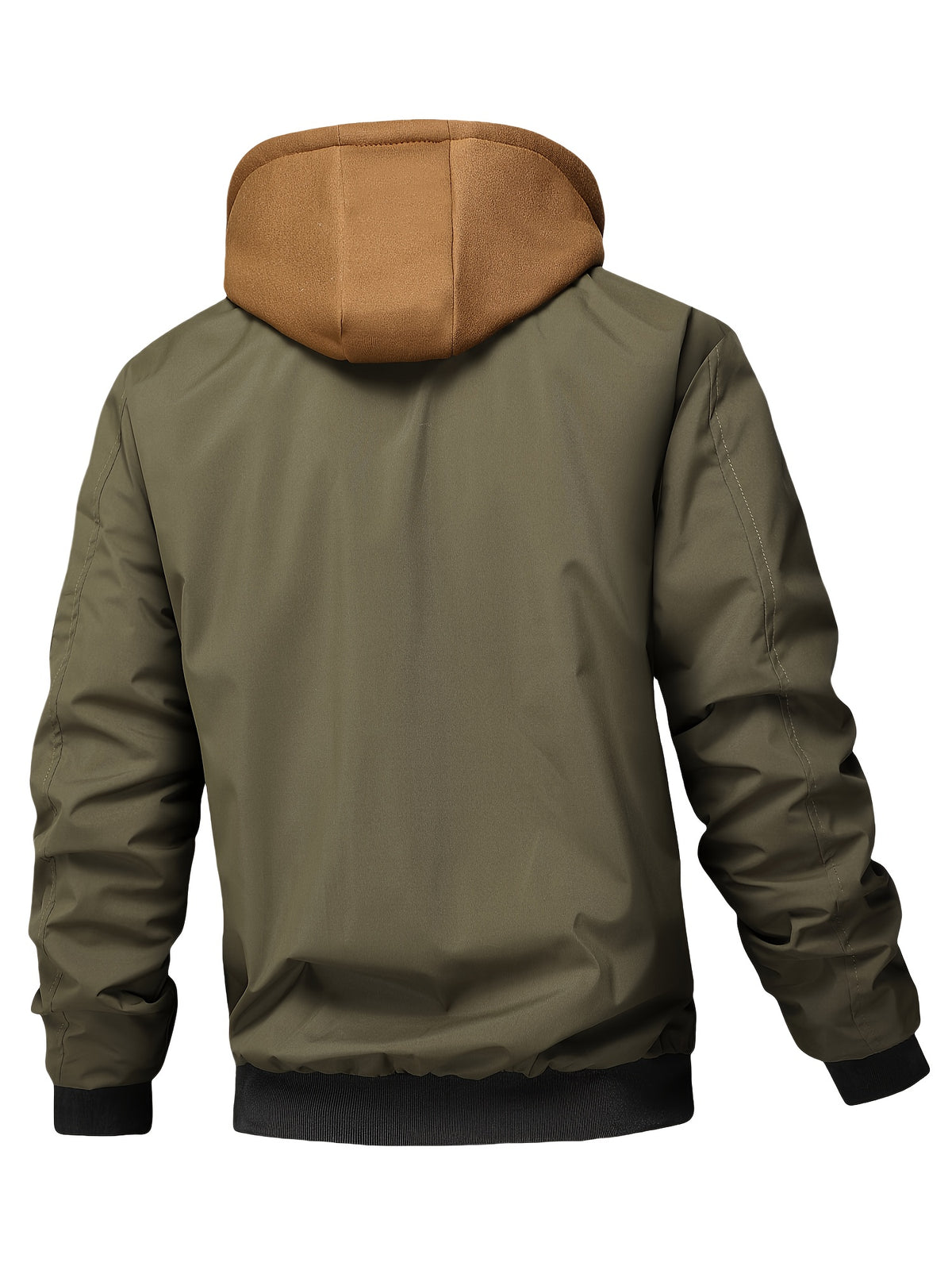 Men's Preppy Hooded Jacket Casual Spring Autumn Outerwear