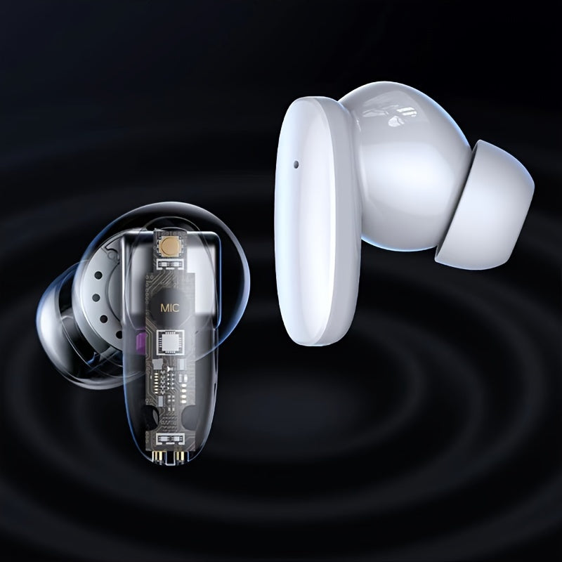 TWS Wireless Headphones Headphones Earbuds - Unrivaled true wireless freedom ergonomic design for ultimate comfort HIFI sound with Bass, ACC Stereo HD Calling and - Compatible with Android and iPhone, ideal for sports and mus