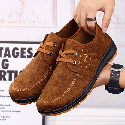 Men'S Comfortable Non-Slip Casual Shoes - Soft-Soled Slip-On Shoes Suitable for Business And Everyday Wear, Indoor Footwear - ayq