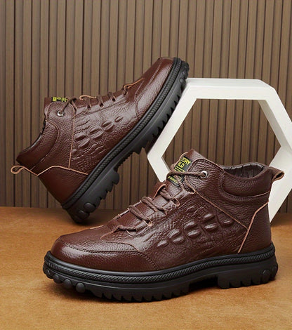 Genuine Leather High-End Plush Comfortable Warm Snow Boots