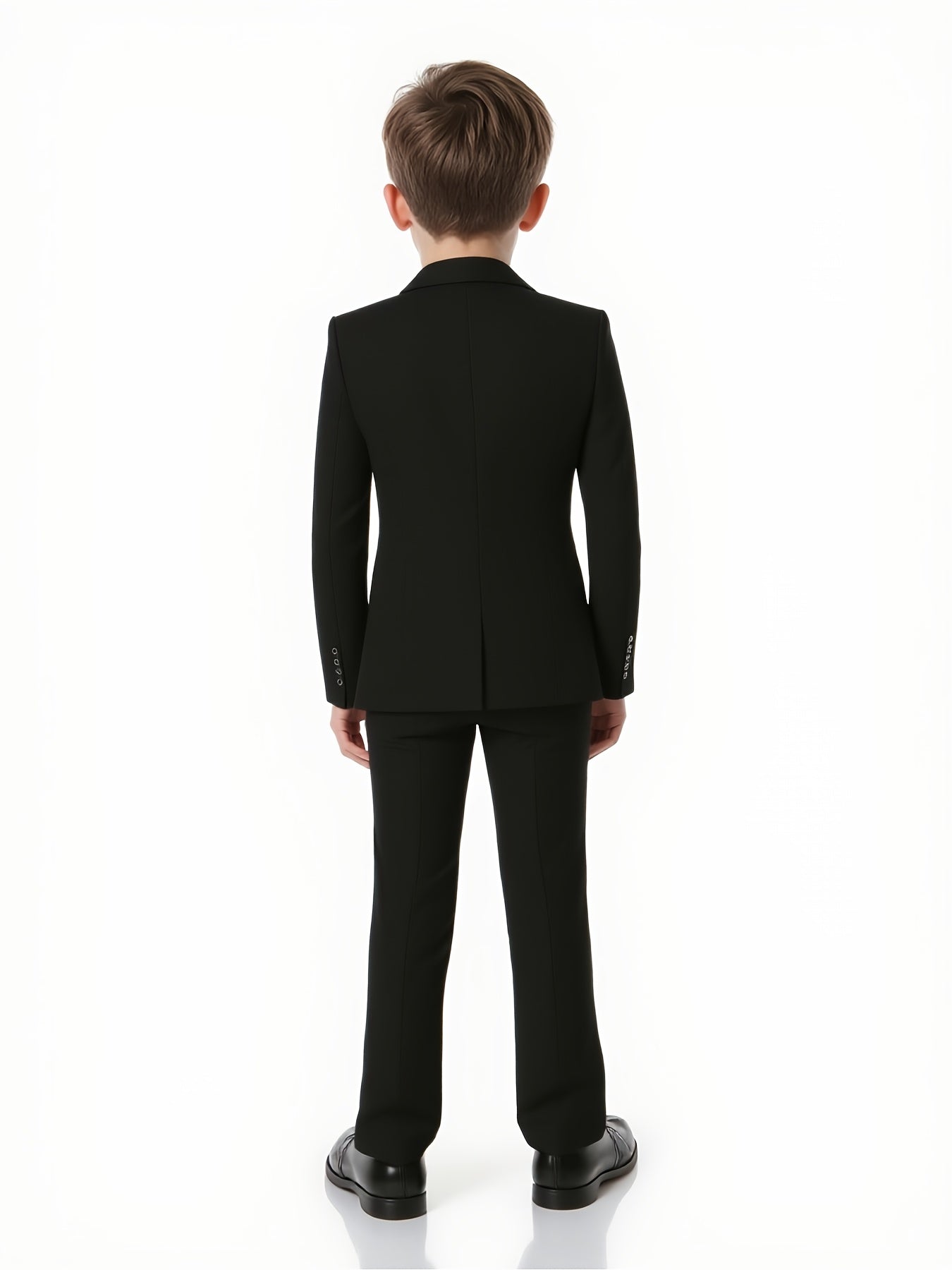 Boys' White Two-Piece Suit Regular Fit for Formal Occasions