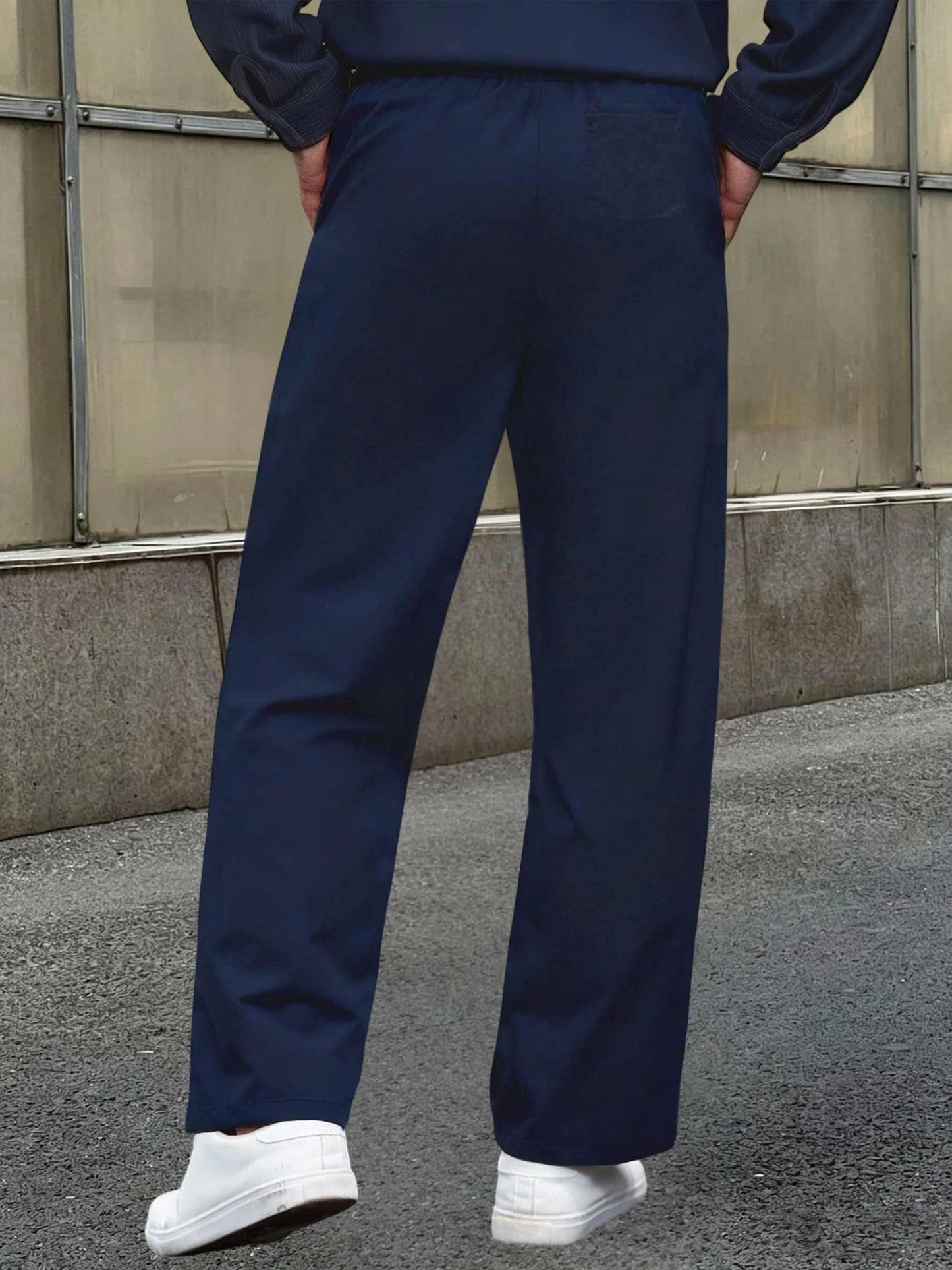 Boys' Casual Straight-Leg Polyester Long Pants for All Seasons