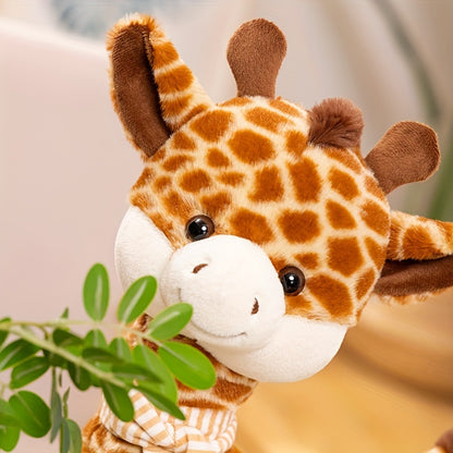 Cute Soft Cartoon Giraffe Plush Toys Stuffed Animals Fawn Doll Warm And Comfortable Home Decoration Giraffe Doll, Holiday And Birthday Gifts for Friends