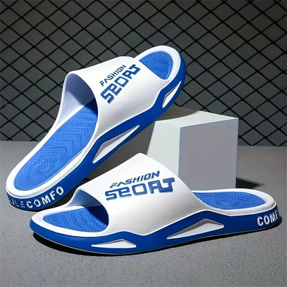Men’s Sport Graphic Flip-Flops Non-Slip EVA Casual Sandals