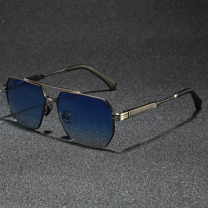 Men's Retro Oversized Polarized Sunglasses for Outdoor Sports