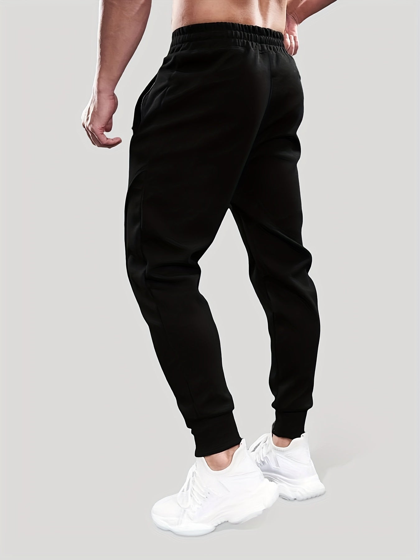 Men's Slim Fit Multi-Pocket Joggers - Lightweight Stretch Knit
