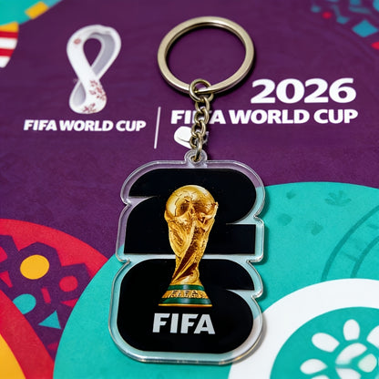 2026 USA-Mexico World Cup PVC Football Keychain