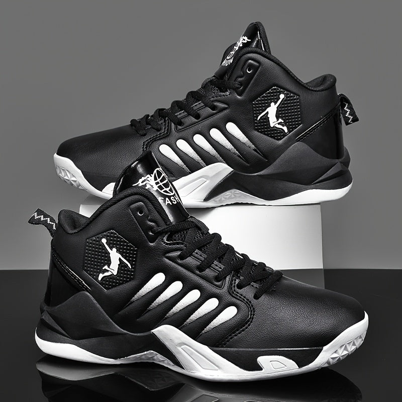 Breathable Men's Sports Basketball Shoes - Lightweight Non-Slip Sneakers for Running, Walking, and Training Couple Style Large Size Athletic Footwear Spring Summer Vacation Gift - ayq
