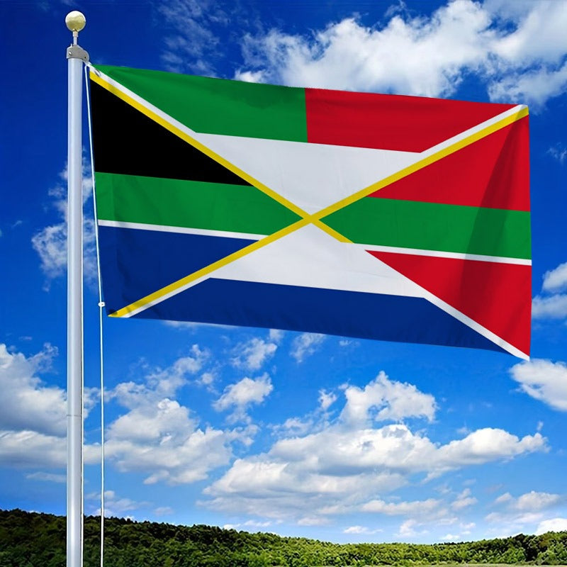 South African National Flag Soccer Pennant 3x5 ft Outdoor