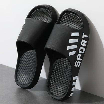 Men'S Casual Summer EVA Slippers | Non-Slip, Durable Sole, Comfortable Slide-On Design, Suitable for Outdoor, Indoor, and Bathroom Use, Unisex - ayq