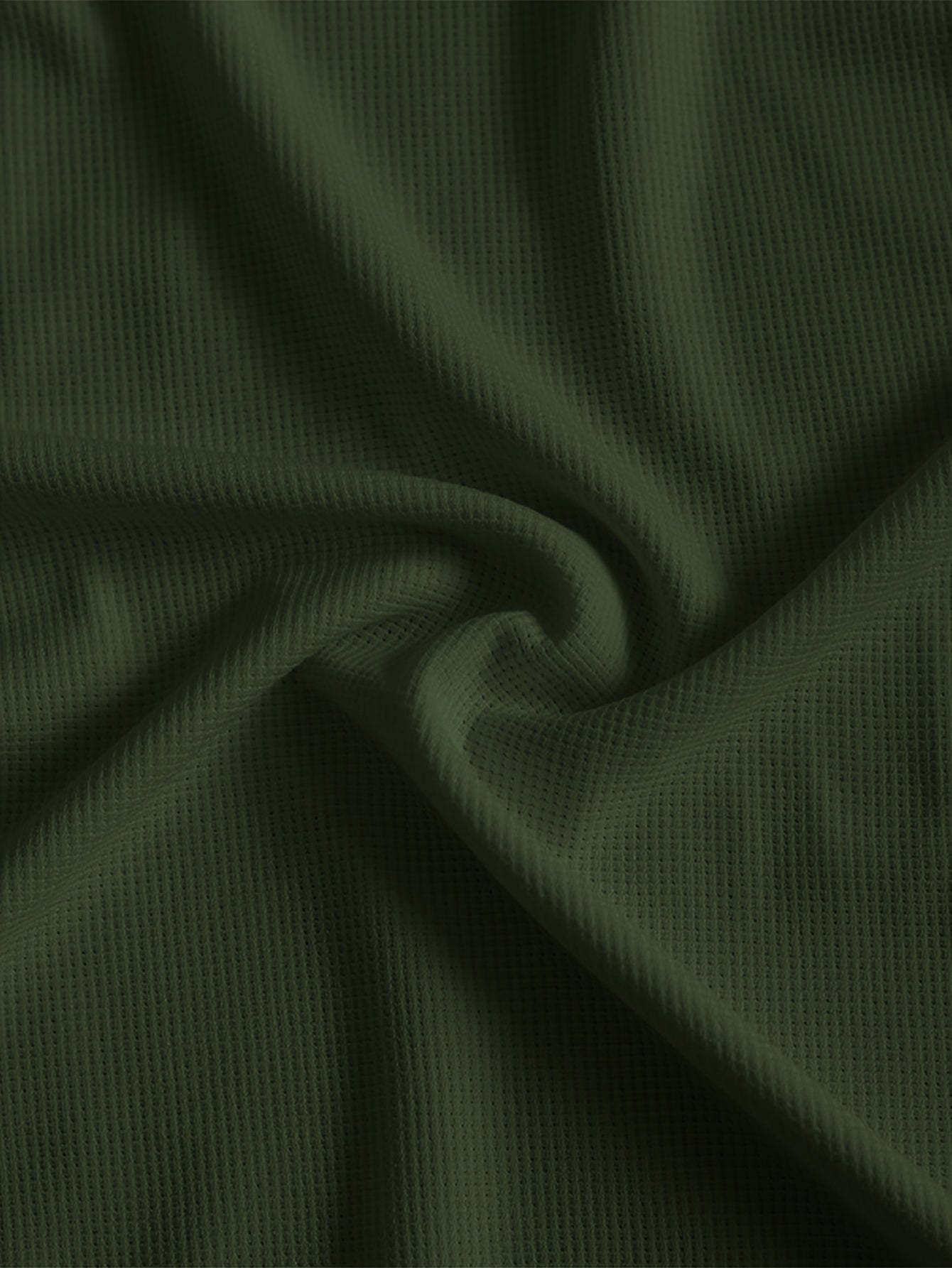 Men'S Long-Sleeve T-Shirt in a Heavy Waffle Knit for Autumn, Perfect for Casual Wear