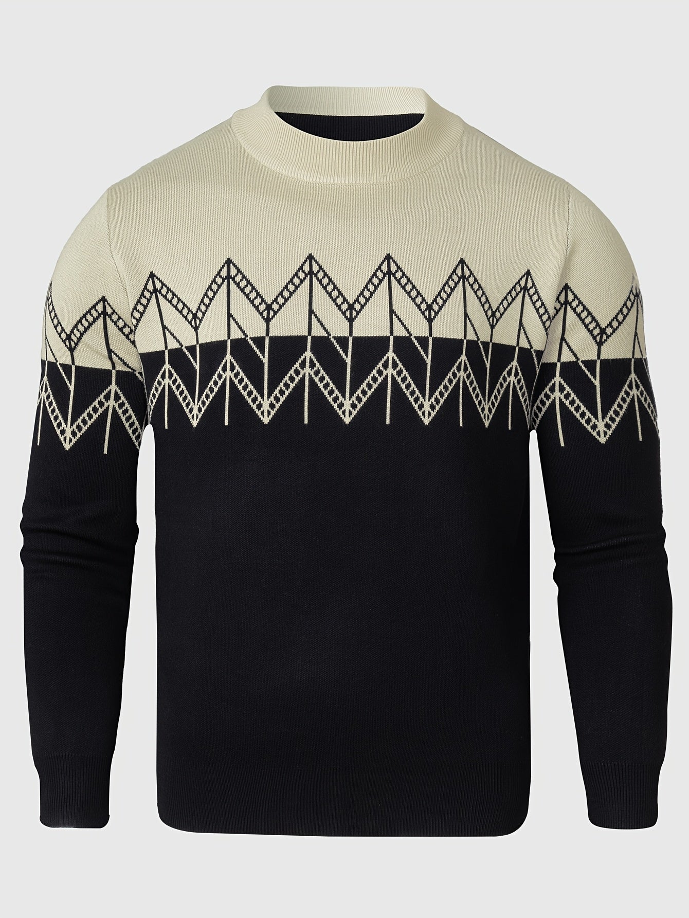 Men's Autumn/Winter Sweater, Men's Pullover Knit Sweater, Men's Winter Long Sleeve Sweater, Men's Winter Clothing, Men's Sweater, Christmas Sweater, Men's Christmas Sweater, Winter Men's Apparel, New Year's Apparel, Men's Aut