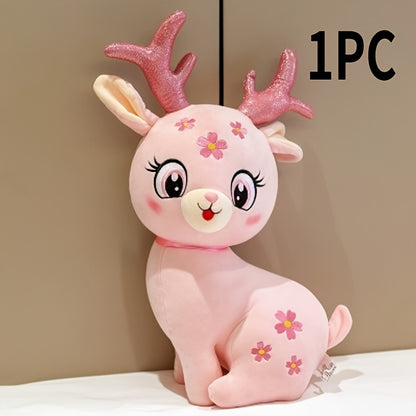 A 33Cm/12.9In Plush Moose Toy, Perfect As a Gift for Day, Valentine'S Day, Or Christmas, Ideal for Friends