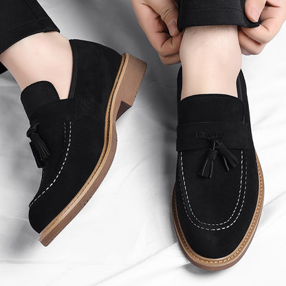 Men's Vintage Tassel Loafers - Casual Business Dress Shoes