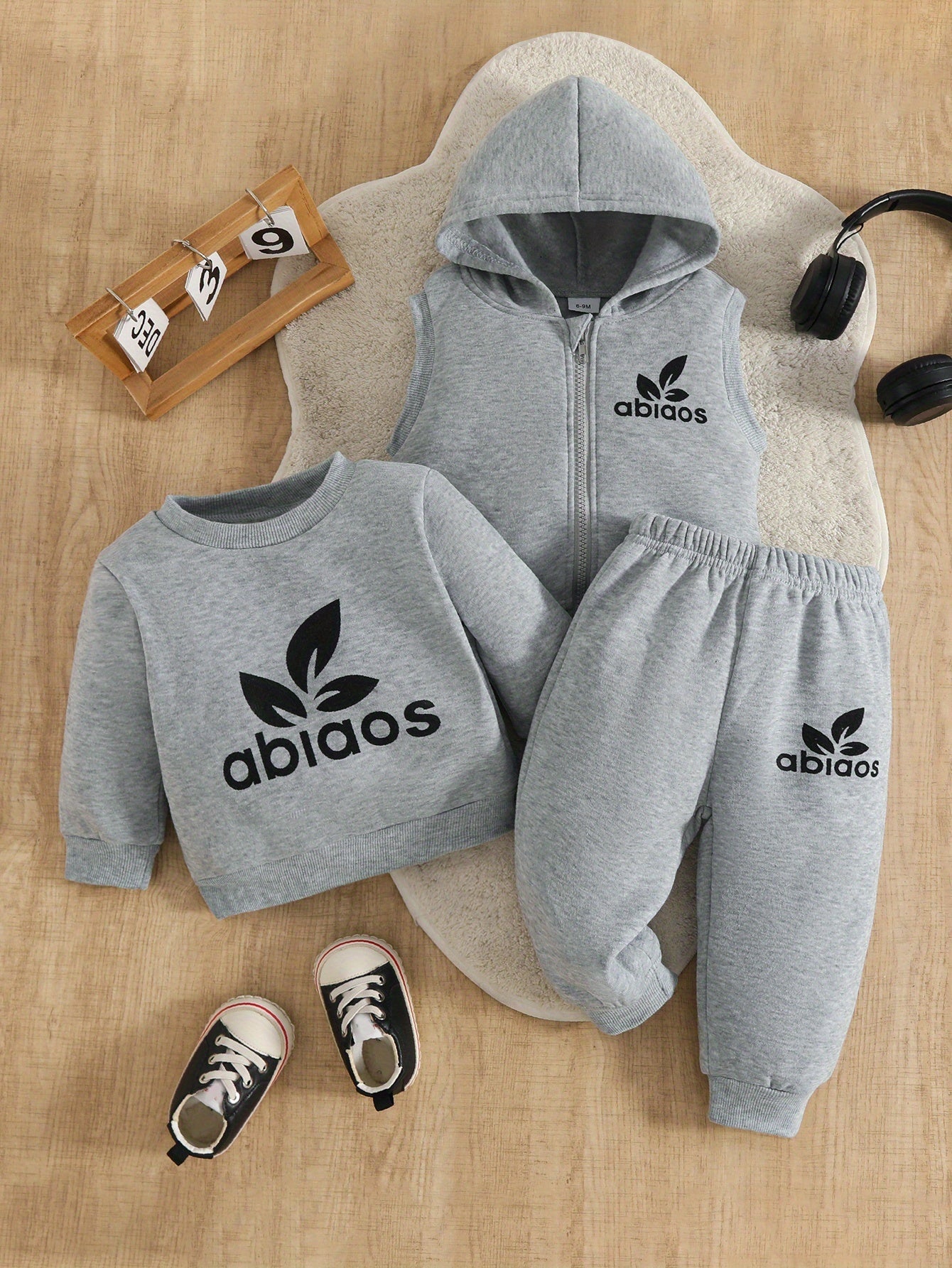 Toddler Boys 3-Piece Fall/Winter Pullover Set with Vest