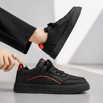 Men'S Casual Sneakers with a Easy And Versatile Thick Sole, Perfect for Daily Commuting And Comfort. Fashionable Low-Top Casual Shoes That Elevate Height, Easy to Maintain with a Upper, Trendy Footwear for Men - ayq