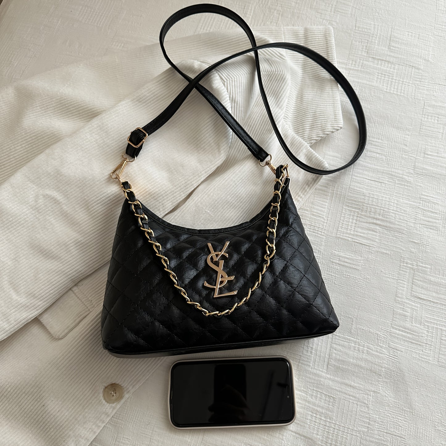 Vintage PU Women’s Embroidered Crossbody Bag with Adjustable Strap